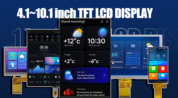 4.1-10.1 inch TFT LCD Display