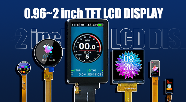 0.96-2.0 inch TFT LCD Display